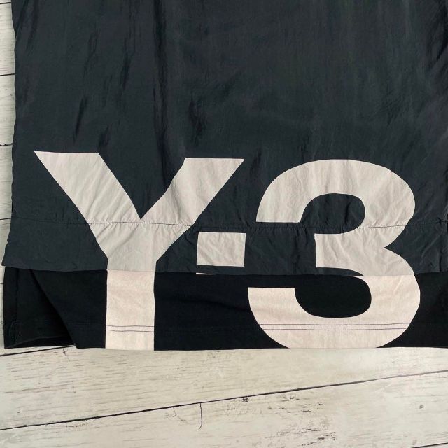 6900【希少デザイン】Y-3☆ビッグロゴ定番カラーtシャツ入手困難　人気　美品