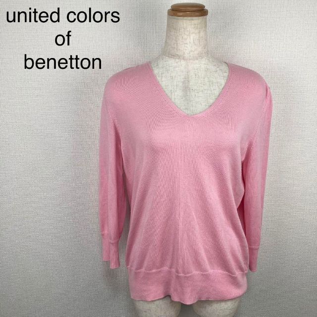 united colors of benetton ニット　M ピンク