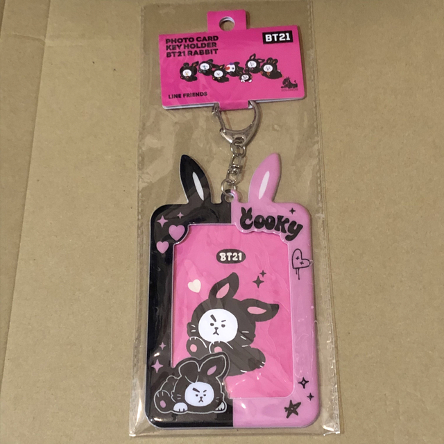 BT21 - 【COOKY】BT21 フォトカードキーホルダー トレカケース 新品未