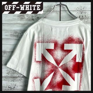 OFF-WHITE - 6812【即完売モデル】オフホワイト☆バックプリント人気 ...