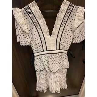 SELF PORTRAIT - 美品 セルフポートレイト 日本未入荷ドットワンピース