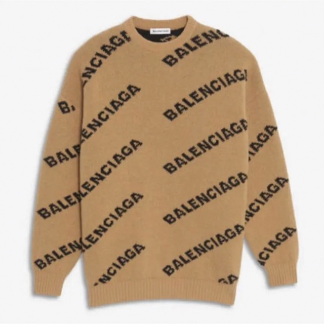 BALENCIAGA ロゴニットトップス