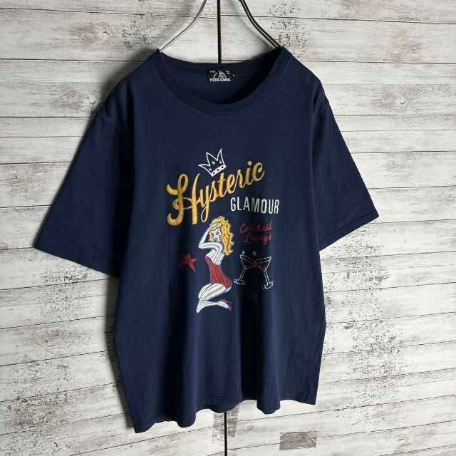 6940【人気Lサイズ】ヒステリックグラマー☆ビッグロゴ定番カラーtシャツ　美品