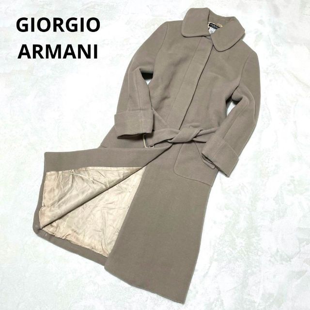 Giorgio Armani - ジョルジオアルマーニ カシミヤ混 ウールロング ...
