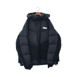 サカイ(sacai)のsacai サカイ ダウンジャケット/ダウンベスト XL 黒 【古着】【中古】(ダウンジャケット)