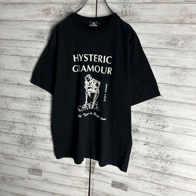 6941【人気Lサイズ】ヒステリックグラマー☆ビッグロゴ定番カラーtシャツ　美品