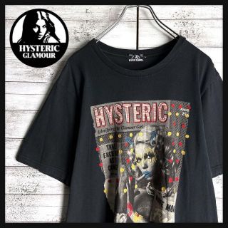 6941【人気Lサイズ】ヒステリックグラマー☆ビッグロゴ定番カラーtシャツ　美品