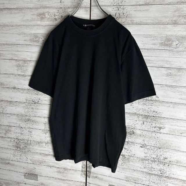 6955【希少デザイン】Y-3☆ビッグロゴ定番カラーtシャツ入手困難　人気　美品