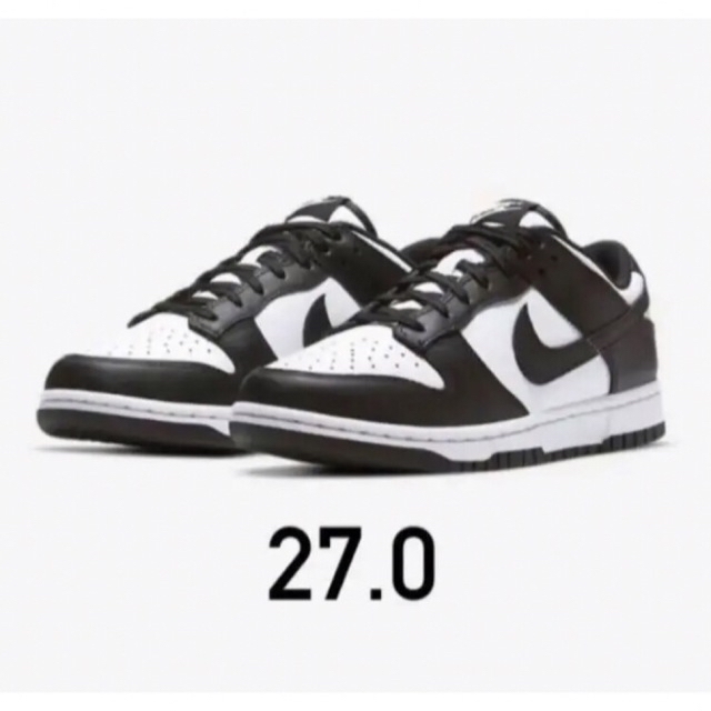 Nike dunk low black ナイキダンクロー　ブラック　27センチ