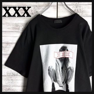 6956【希少XLサイズ】ゴッドセレクションXXX☆フォトロゴ定番tシャツ