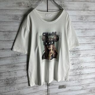 6956【希少XLサイズ】ゴッドセレクションXXX☆フォトロゴ定番tシャツ