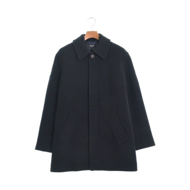 A.P.C. アーペーセー ステンカラーコート XS 紺 【古着】【中古 ...