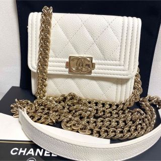 シャネル キャビアスキン ショルダーバッグ(レディース)(無地)の通販