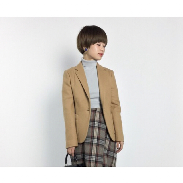 UNITED ARROWS green label relaxing(ユナイテッドアローズグリーンレーベルリラクシング)のグリーンレーベルリラクシング　CR アッシュクW テーラー1B ジャケット-JS レディースのジャケット/アウター(テーラードジャケット)の商品写真