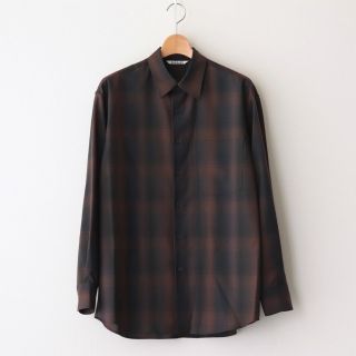 オーラリー(AURALEE)のauralee super light wool check shirts 3(シャツ)