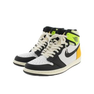 ナイキ(NIKE)のNIKE ナイキ スニーカー 28.5cm 白x黒x蛍光グリーン系等 【古着】【中古】(スニーカー)