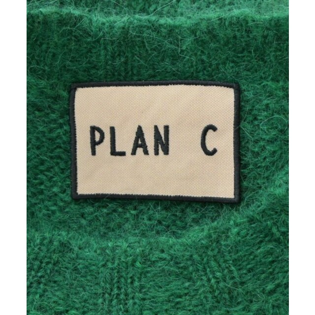PLAN C プランシー ニット・セーター 42(M位) 緑x黒x白