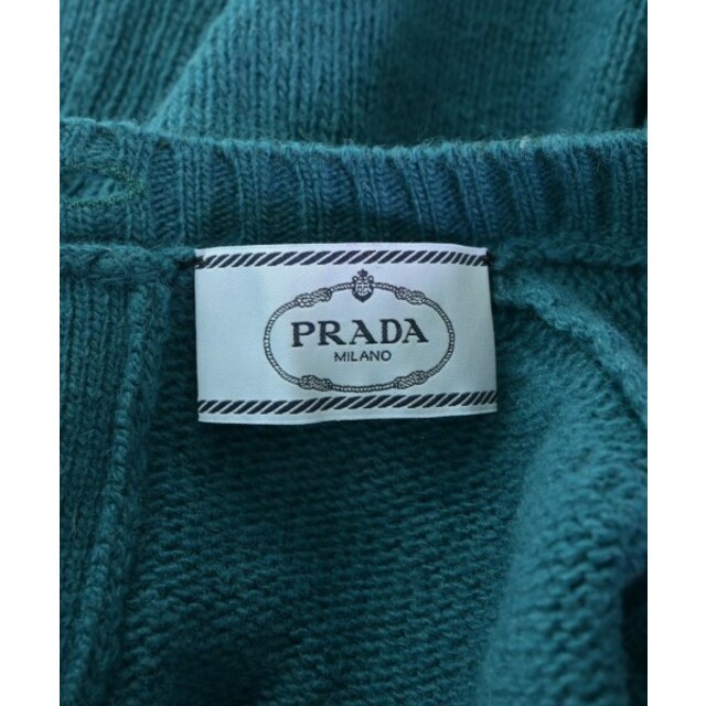 PRADA(プラダ)のPRADA プラダ ニット・セーター 36(XS位) 緑 【古着】【中古】 レディースのトップス(ニット/セーター)の商品写真