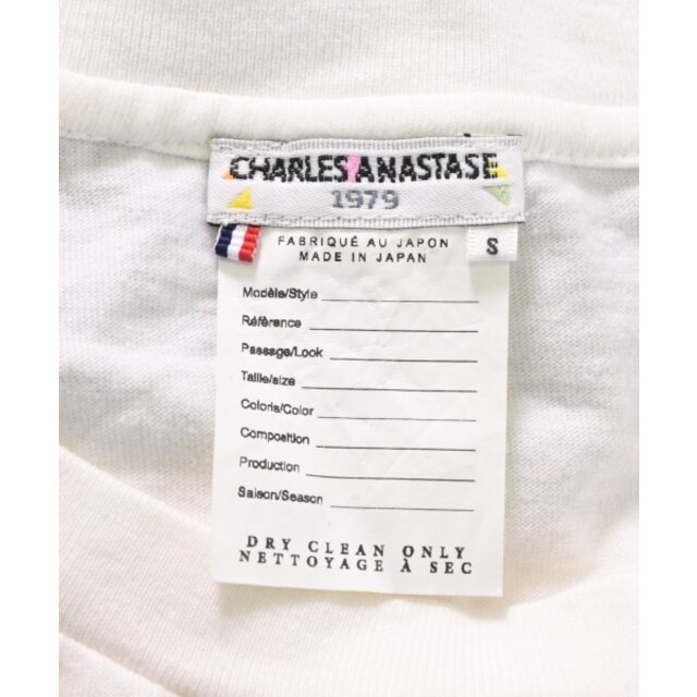 Charles Anastase(シャルルアナスタス)のCharles Anastase シャルルアナスタス ワンピース S 白x紺 【古着】【中古】 レディースのワンピース(ひざ丈ワンピース)の商品写真