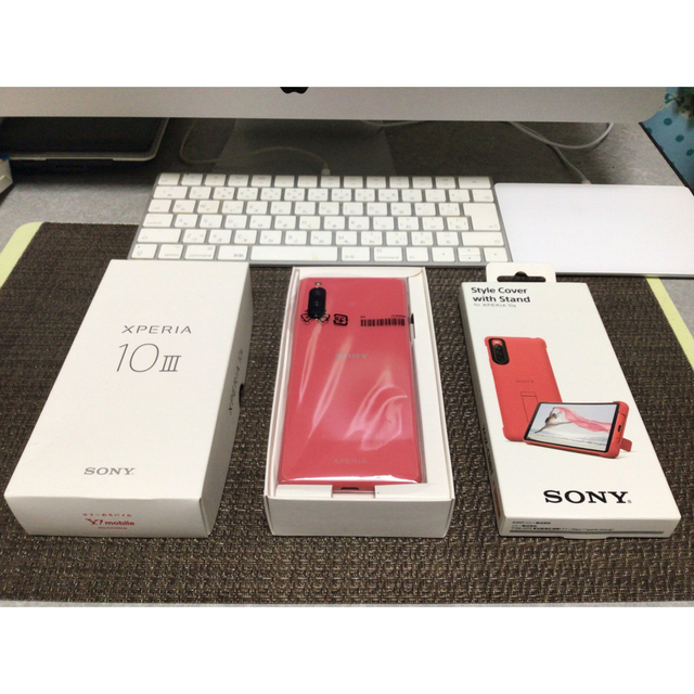 SONY Xperia 10 Ⅲ pink 新品同様のジャンク品-