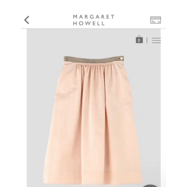 マーガレットハウエル　素敵な春色のフレアスカート