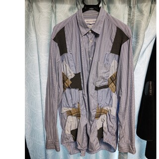 コムデギャルソン(COMME des GARCONS)のXL美品コムデギャルソンシャツ パッチワークシャツ(シャツ)