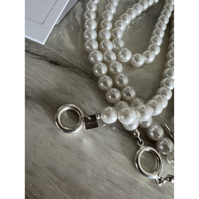 Ameri UND 2WAY LONG PEARL NECKLACE 新品