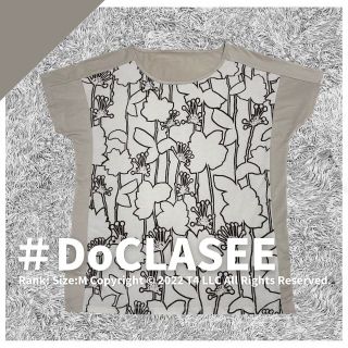 ドゥクラッセ(DoCLASSE)のドゥクラッセ レディース 半袖 Tシャツ 花柄 シンプル 大人 上品 ✓1695(Tシャツ(長袖/七分))