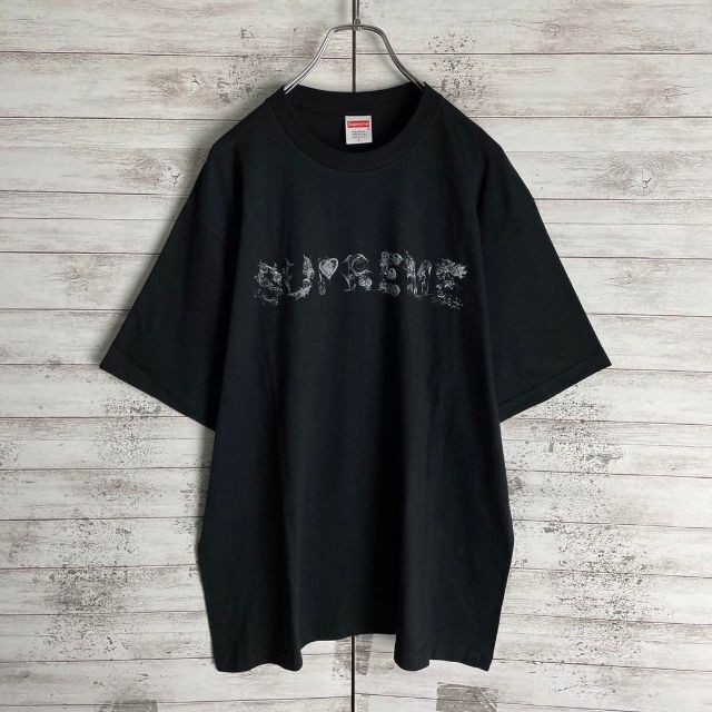 6962 【人気Lサイズ】シュプリーム☆ビッグロゴ即完売モデル定番tシャツ　美品