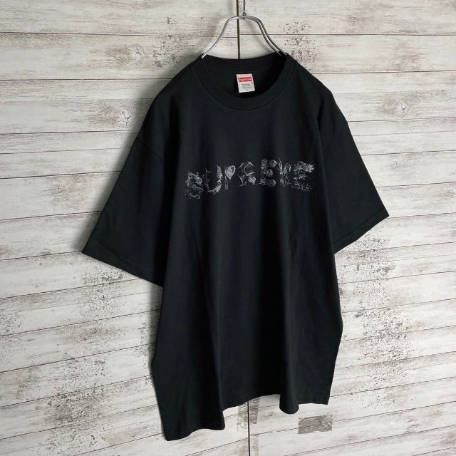 6962 【人気Lサイズ】シュプリーム☆ビッグロゴ即完売モデル定番tシャツ　美品