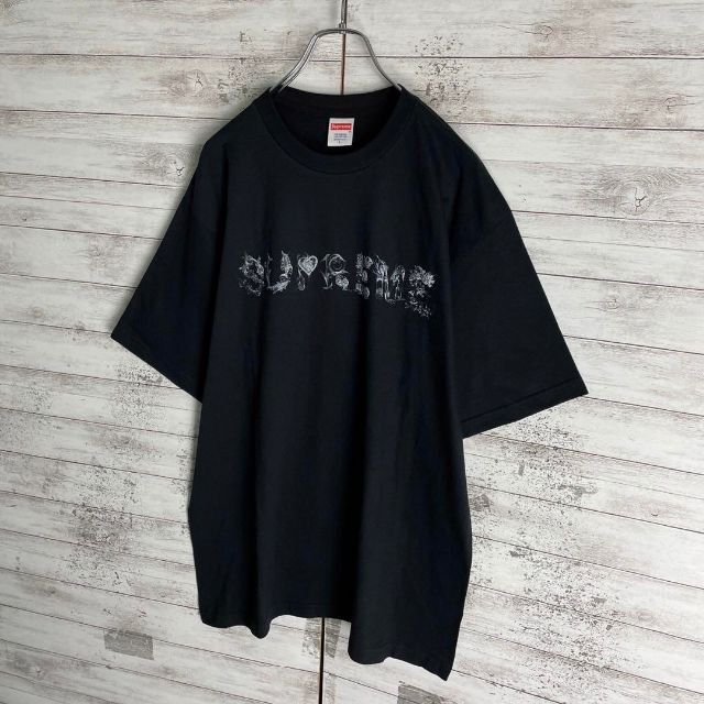 6962 【人気Lサイズ】シュプリーム☆ビッグロゴ即完売モデル定番tシャツ　美品