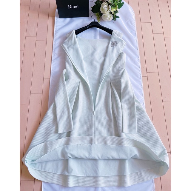 Rene ウエストリボンワンピース38 極美品 foxey | labiela.com