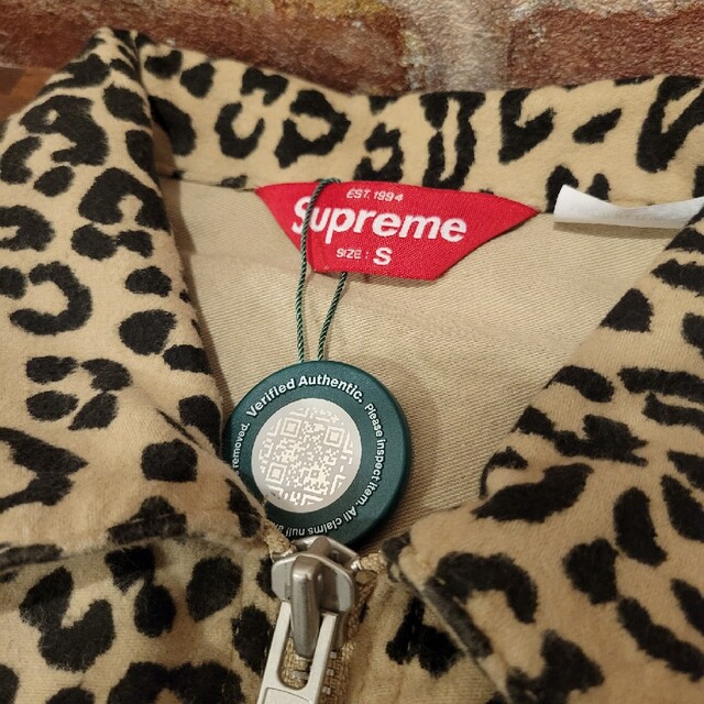 登坂着☆Supreme☆Moleskin Work JacketレオパードOMI