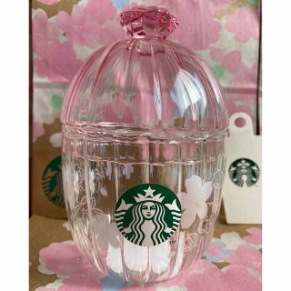 スターバックスコーヒー(Starbucks Coffee)のスターバックス　SAKURA2022グラスキャニスター　スタバ　小物入れ(小物入れ)