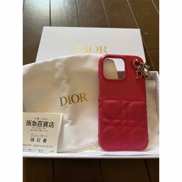 Christian Dior(クリスチャンディオール)の梅田阪急購入　ディオール  IPHONE 13 PRO ケース　アイフォンカバー スマホ/家電/カメラのスマホアクセサリー(iPhoneケース)の商品写真