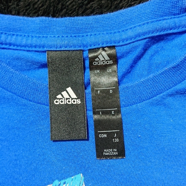 adidas(アディダス)の【adidas】キッズ 半袖 カットソー Tシャツ (130)２枚組 キッズ/ベビー/マタニティのキッズ服男の子用(90cm~)(Tシャツ/カットソー)の商品写真