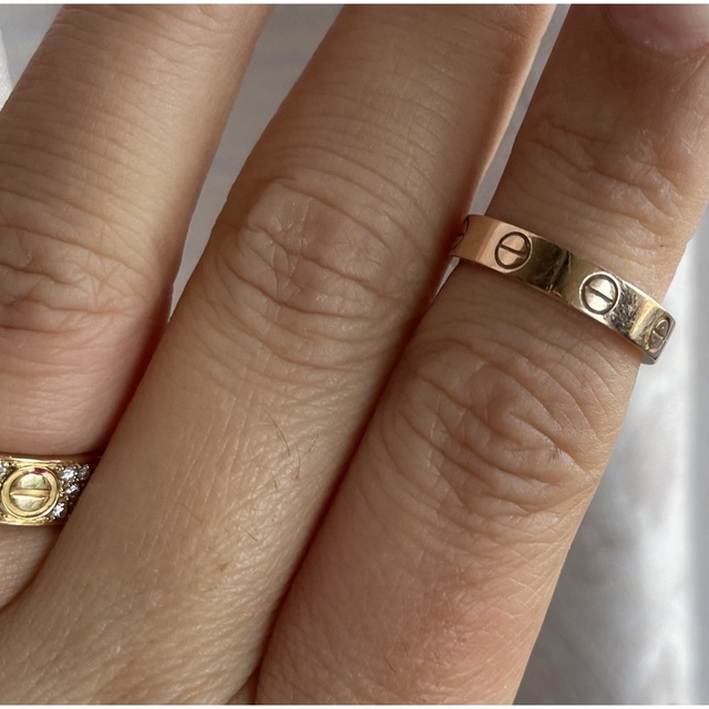 Cartier(カルティエ)のCartier ミニラブリング ピンクゴールド 750 K18 レディースのアクセサリー(リング(指輪))の商品写真