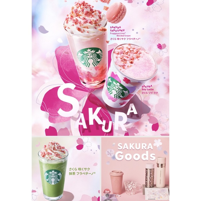 Starbucks(スターバックス)のSAKURA2023スターバックスミニカップギフトホログラム　 チケットの優待券/割引券(フード/ドリンク券)の商品写真