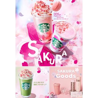 スターバックス(Starbucks)のSAKURA2023スターバックスミニカップギフトホログラム　(フード/ドリンク券)