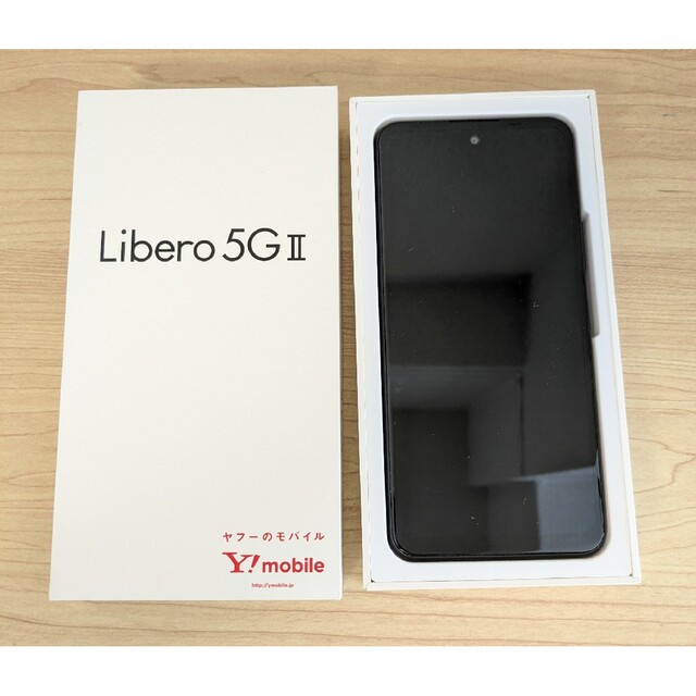 【美品】Libero 5G II　初期化済　ブラック携帯電話本体