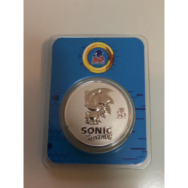 SEGA(セガ)のソニック銀貨　Sonic the Hedgehog 30周年記念 エンタメ/ホビーの美術品/アンティーク(金属工芸)の商品写真