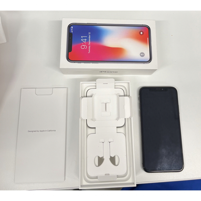 iPhone X スペースグレイ　256GBモデル