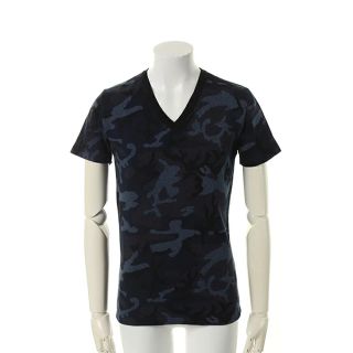 エイケイエム(AKM)のAKM カモ　サマーニット　CAMO V-NECK カモフラ　ニット　半袖(ニット/セーター)