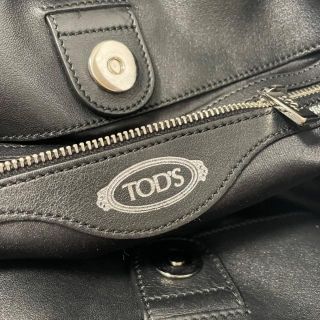TOD'S - トッズ トートバッグ - 黒 ファー×レザーの通販 by ブラン