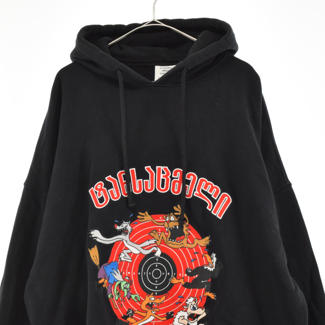 VETEMENTS ヴェトモン 19SS Cartoon Hoodie カートゥーンフーディ プル