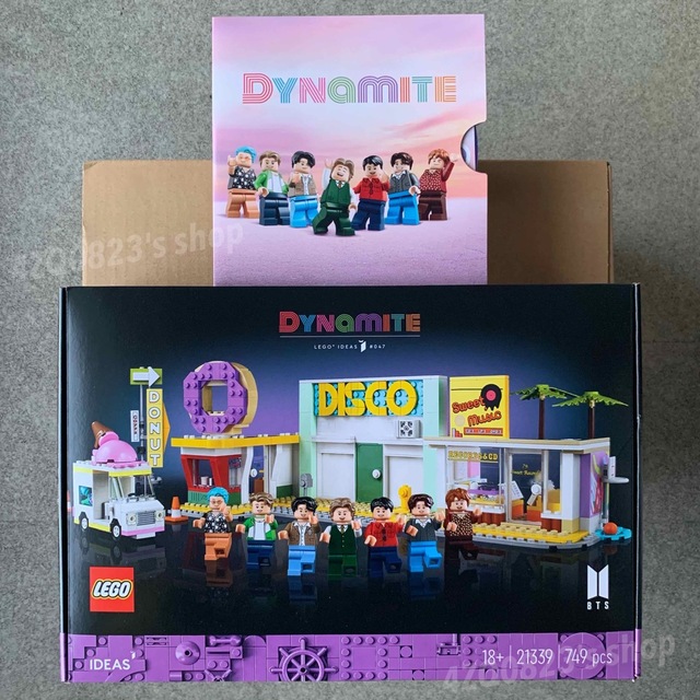 防弾少年団(BTS)(ボウダンショウネンダン)のレゴ LEGO BTS Dynamite ダイナマイト 購入特典付き キッズ/ベビー/マタニティのおもちゃ(知育玩具)の商品写真