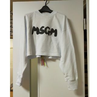 エムエスジイエム(MSGM)の【新品未使用】MSGM 2023春夏コレクション レディース　スウェット(トレーナー/スウェット)