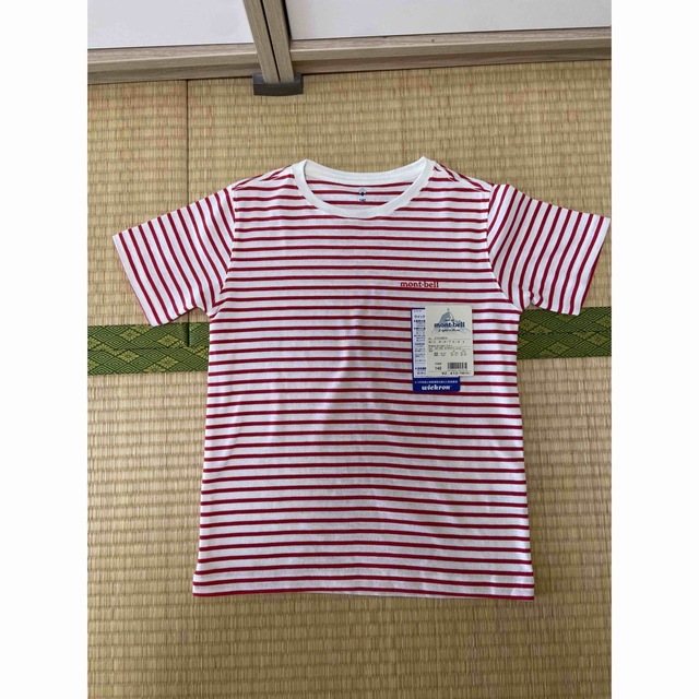 mont bell(モンベル)のモンベル ウィックロン素材 半袖Tシャツ 140サイズ キッズ/ベビー/マタニティのキッズ服女の子用(90cm~)(Tシャツ/カットソー)の商品写真