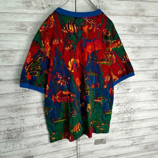 COOGI(クージー)の7013【超希少デザイン】クージー☆人気カラー総柄tシャツ　入手困難　美品 メンズのトップス(Tシャツ/カットソー(半袖/袖なし))の商品写真