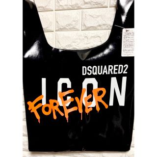 ディースクエアード(DSQUARED2)の定価7万 22SS新作・新品 Icon Forever ショッピング ショルダー(ショルダーバッグ)